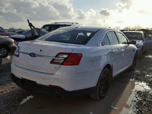 1FAHP2MK1GG133721 - 2016 FORD TAURUS POL WHITE photo 4