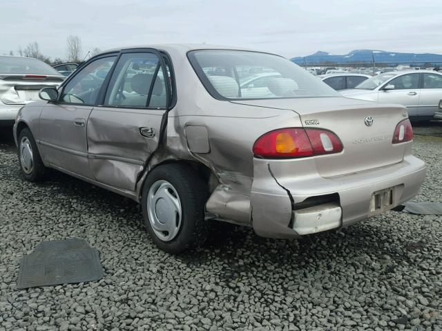 1NXBR18EXWZ122219 - 1998 TOYOTA COROLLA VE TAN photo 3