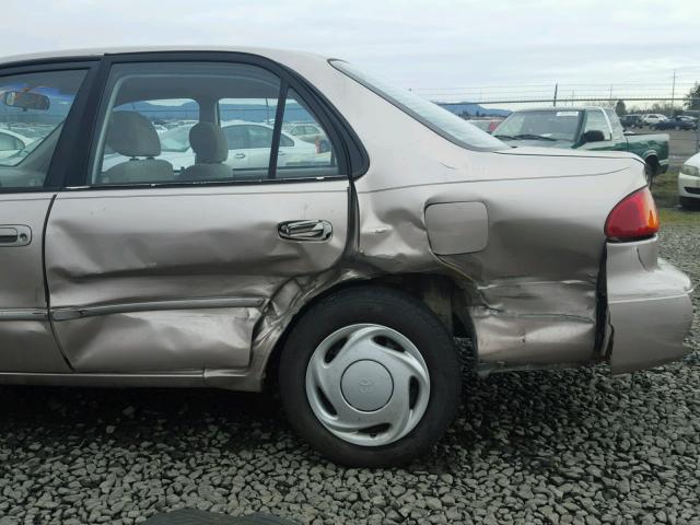 1NXBR18EXWZ122219 - 1998 TOYOTA COROLLA VE TAN photo 9