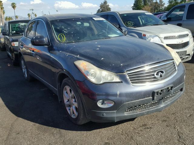 JNKAJ09F18M354766 - 2008 INFINITI EX35 BASE BLUE photo 1