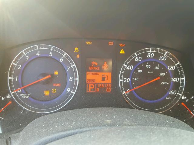 JNKAJ09F18M354766 - 2008 INFINITI EX35 BASE BLUE photo 8