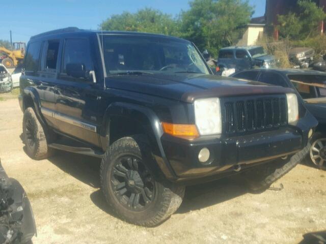 1J8HG48K26C263716 - 2006 JEEP COMMANDER BLACK photo 1
