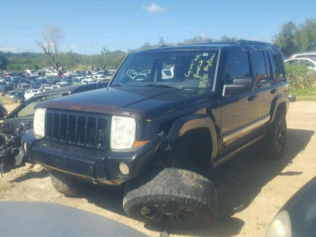 1J8HG48K26C263716 - 2006 JEEP COMMANDER BLACK photo 2