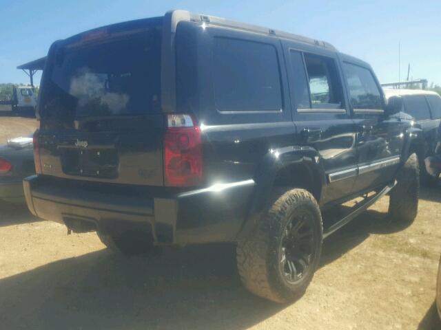 1J8HG48K26C263716 - 2006 JEEP COMMANDER BLACK photo 4