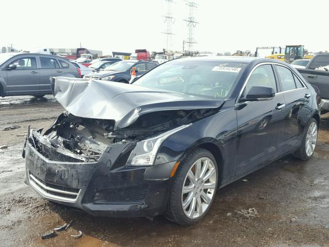 1G6AH5S34D0159646 - 2013 CADILLAC ATS LUXURY BLACK photo 2