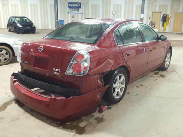 1N4AL11D66C258216 - 2006 NISSAN ALTIMA S RED photo 4