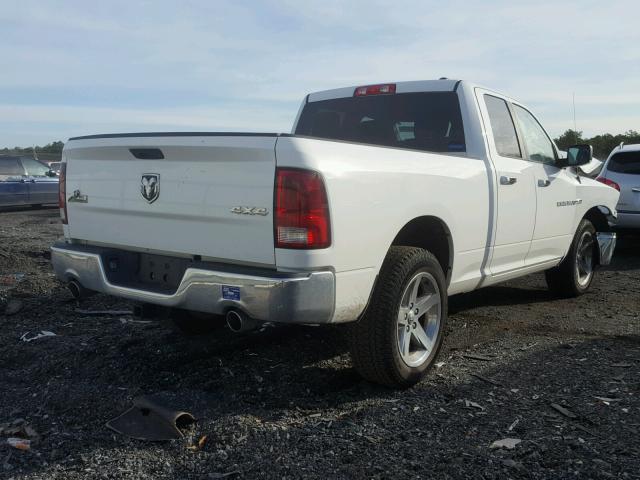 1C6RD7GT6CS308861 - 2012 DODGE RAM 1500 S WHITE photo 4