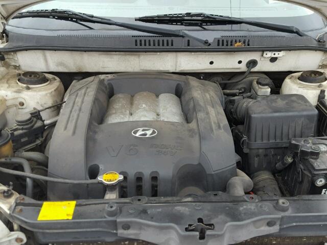 KM8SC13D43U372907 - 2003 HYUNDAI SANTA FE G WHITE photo 7