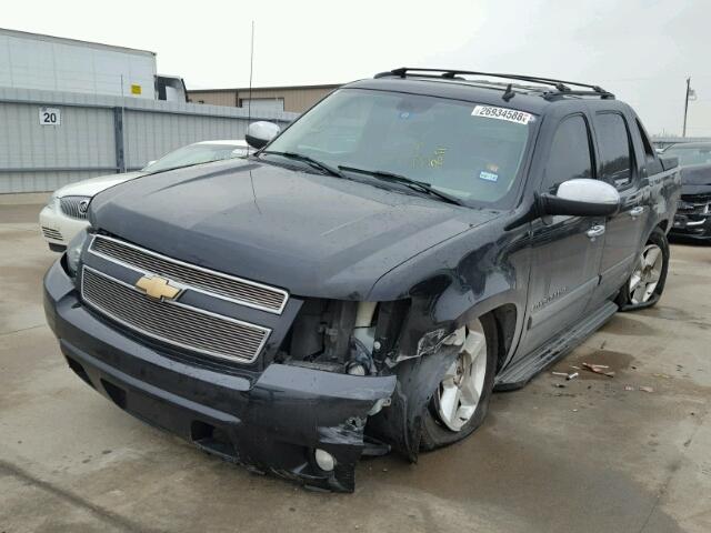 3GNEC12058G125011 - 2008 CHEVROLET AVALANCHE BLACK photo 2