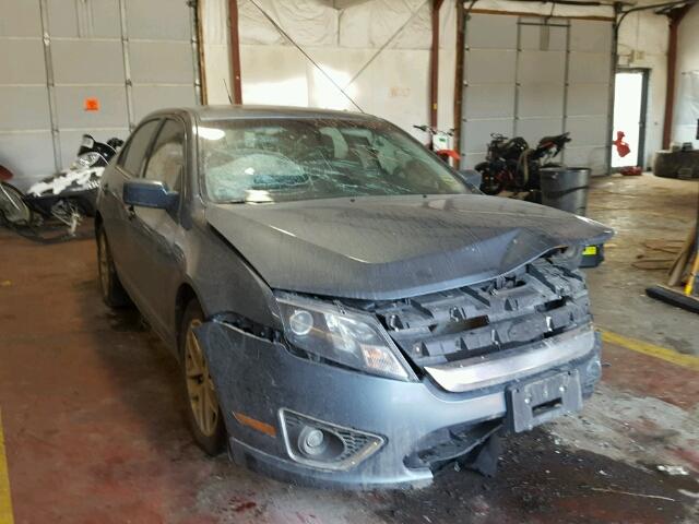 3FAHP0JA8BR295251 - 2011 FORD FUSION SEL BLUE photo 1