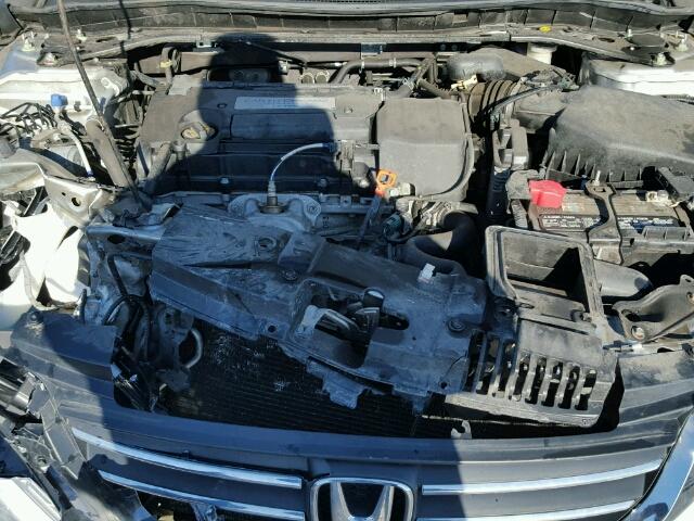 1HGCR2F88EA225619 - 2014 HONDA ACCORD EXL SILVER photo 7