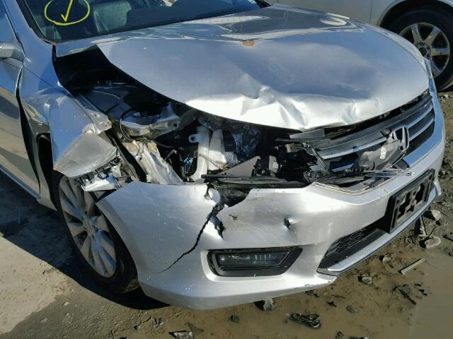 1HGCR2F88EA225619 - 2014 HONDA ACCORD EXL SILVER photo 9