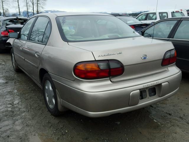 1G1NE52J5Y6286472 - 2000 CHEVROLET MALIBU LS 棕色 照片 3