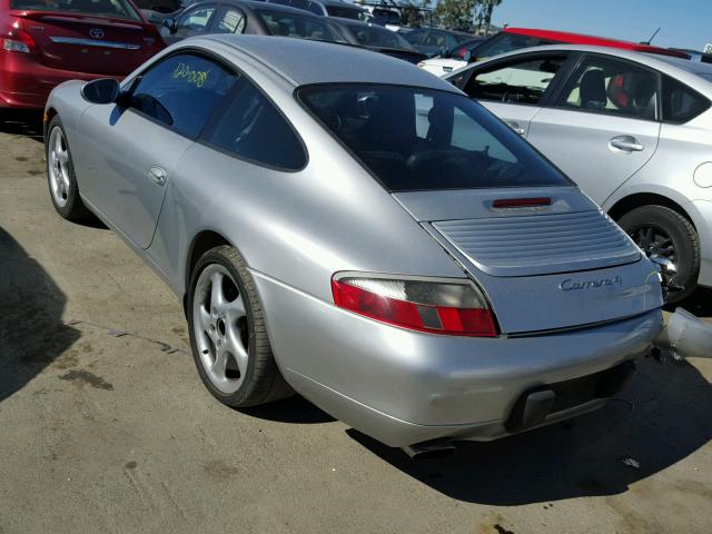 WP0AA299X1S623520 - 2001 PORSCHE 911 CARRER SILVER photo 3