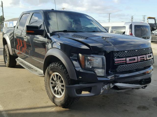 1FTFW1R60BFB33718 - 2011 FORD F150 SVT R BLACK photo 1