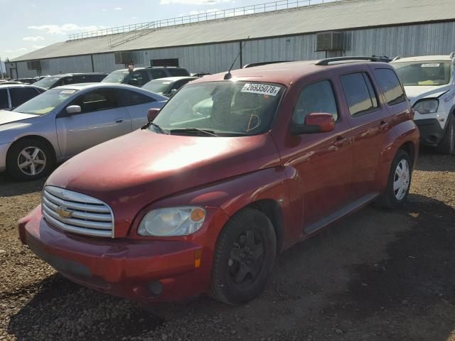 3GNBABDB8AS645204 - 2010 CHEVROLET HHR LT MAROON photo 2