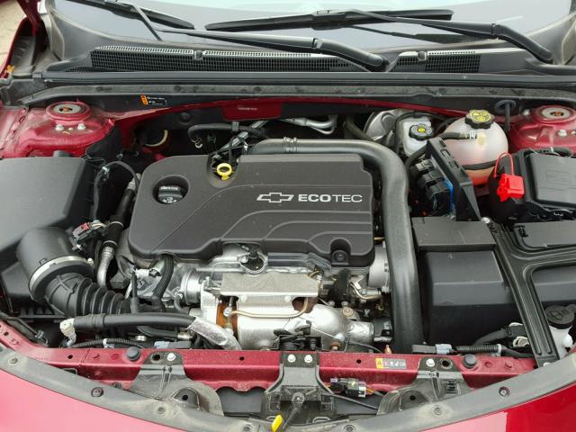 1G1ZE5ST0HF179719 - 2017 CHEVROLET MALIBU LT RED photo 7