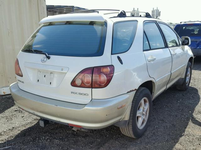 JT6HF10UXX0059567 - 1999 LEXUS RX 300 WHITE photo 4