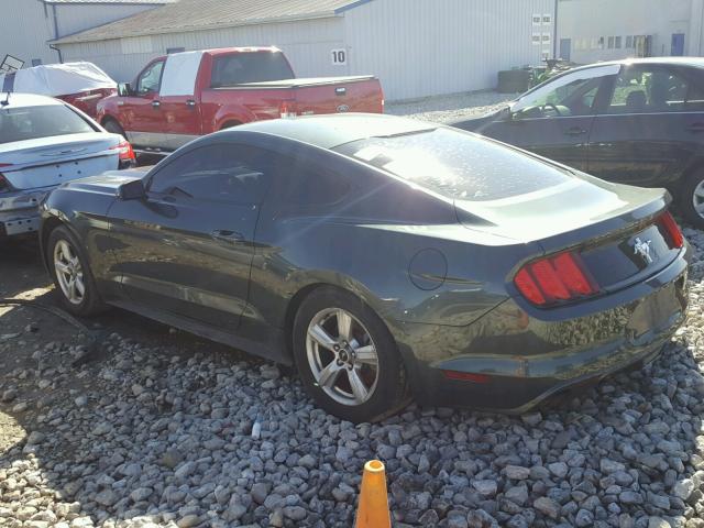 1FA6P8AM4F5365823 - 2015 FORD MUSTANG GREEN photo 3