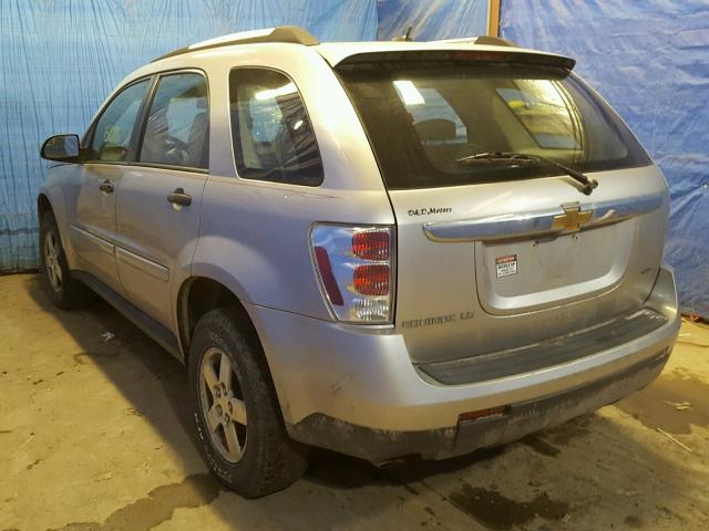 2CNDL23F076065500 - 2007 CHEVROLET EQUINOX LS SILVER photo 3