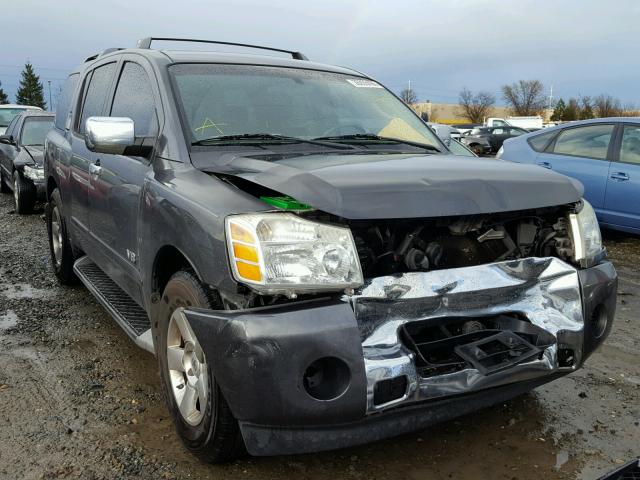 5N1AA08A45N722768 - 2005 NISSAN ARMADA SE GRAY photo 1