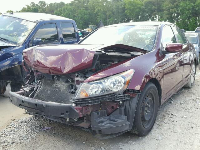 1HGCP2F30CA230191 - 2012 HONDA ACCORD LX MAROON photo 2