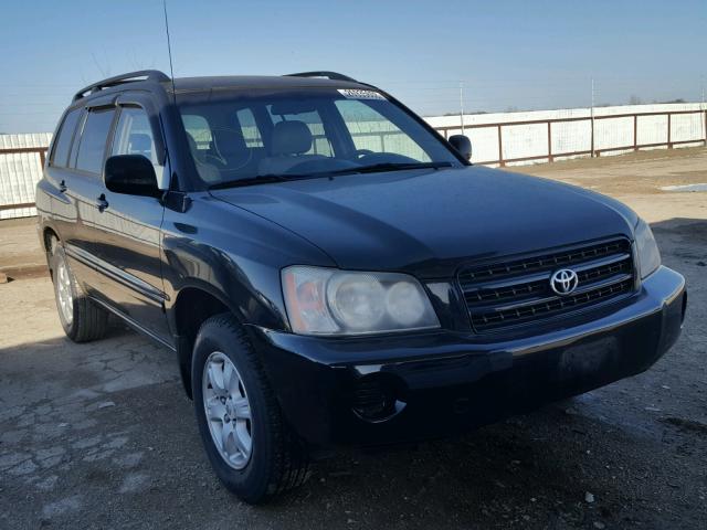 JTEGF21A830117762 - 2003 TOYOTA HIGHLANDER BLACK photo 1