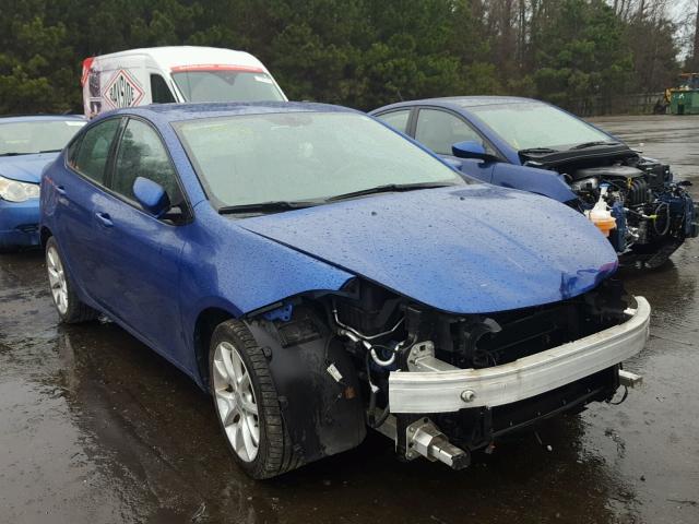 1C3CDFBAXDD136584 - 2013 DODGE DART SXT BLUE photo 1