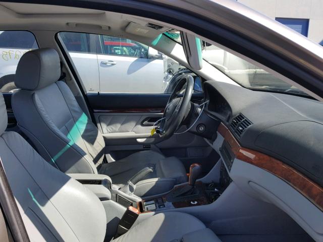 WBADT434X3G031781 - 2003 BMW 525 I AUTO GRAY photo 5