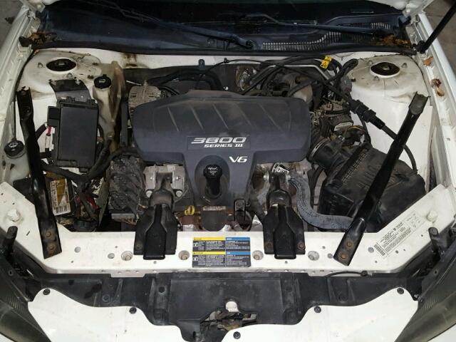 2G2WS522751344232 - 2005 PONTIAC GRAND PRIX WHITE photo 7