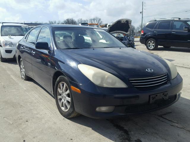 JTHBA30G645003528 - 2004 LEXUS ES 330 BLUE photo 1