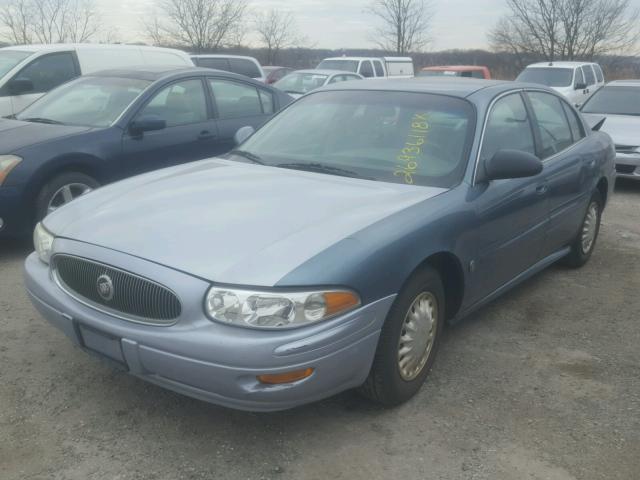 1G4HP54K41U104309 - 2001 BUICK LESABRE CU BLUE photo 2