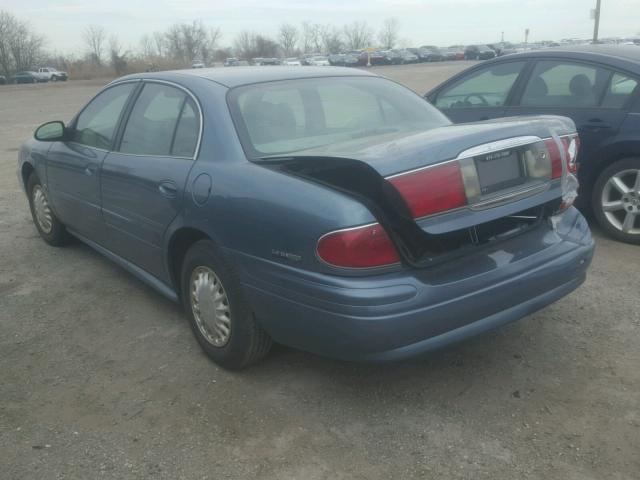 1G4HP54K41U104309 - 2001 BUICK LESABRE CU BLUE photo 3