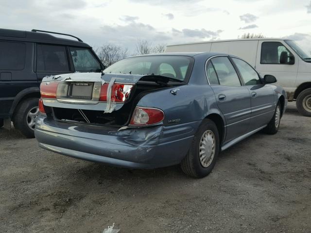 1G4HP54K41U104309 - 2001 BUICK LESABRE CU BLUE photo 4