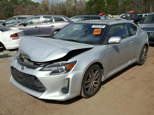 JTKJF5C71E3079413 - 2014 TOYOTA SCION TC 银色 照片 2