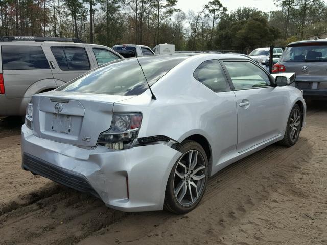 JTKJF5C71E3079413 - 2014 TOYOTA SCION TC 银色 照片 4