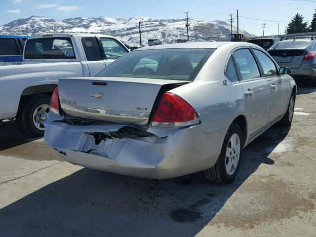 2G1WB58K189265558 - 2008 CHEVROLET IMPALA LS SILVER photo 4