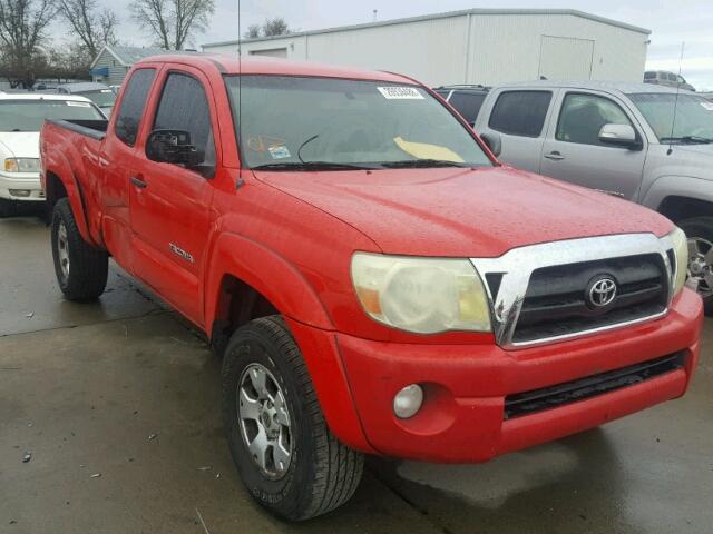 5TETU62NX7Z405838 - 2007 TOYOTA TACOMA PRE RED photo 1