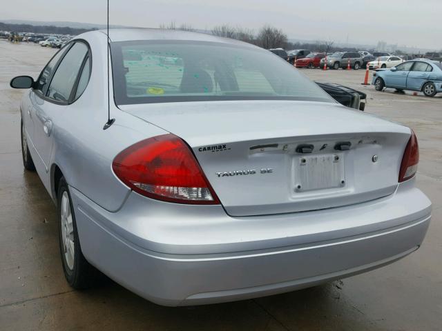 1FAHP53236A241133 - 2006 FORD TAURUS SE SILVER photo 3