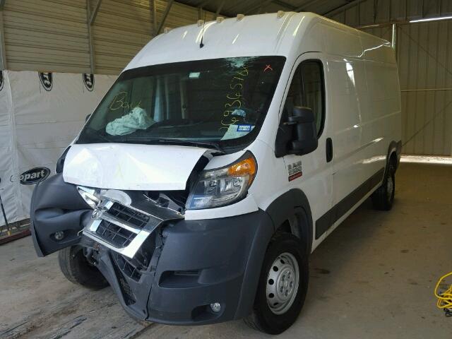 3C6TRVDG3HE506522 - 2017 RAM PROMASTER WHITE photo 2