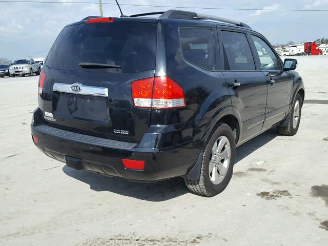 KNDJJ742795036001 - 2009 KIA BORREGO LX BLACK photo 4