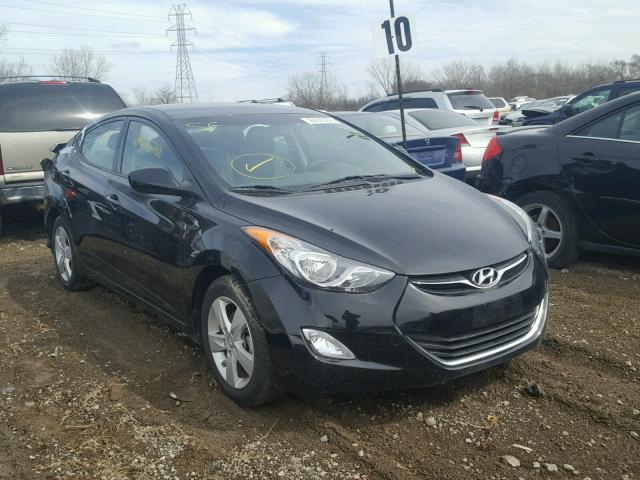 5NPDH4AE5DH369098 - 2013 HYUNDAI ELANTRA GL BLACK photo 1