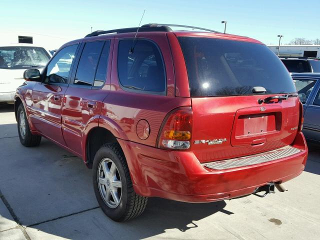 1GHDT13SX22195151 - 2002 OLDSMOBILE BRAVADA RED photo 3