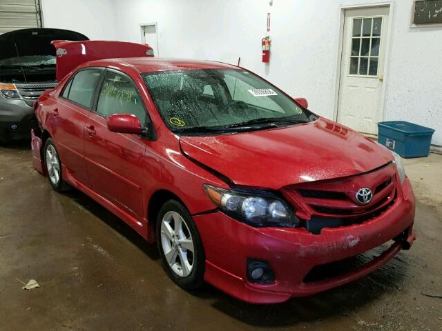 2T1BU4EE0DC935877 - 2013 TOYOTA COROLLA BA RED photo 1