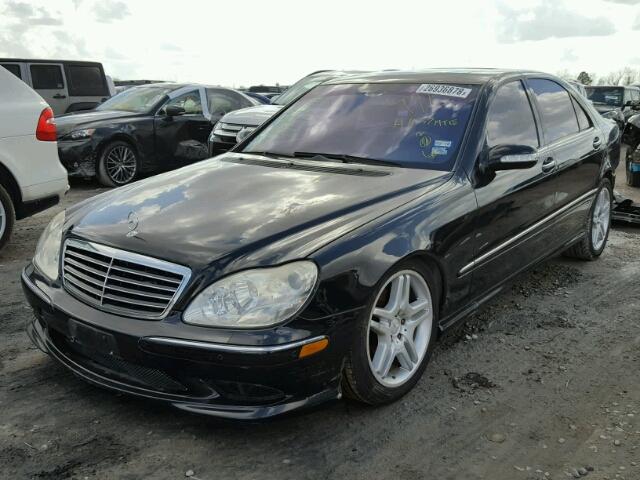 WDBNG75J06A470512 - 2006 MERCEDES-BENZ S 500 BLACK photo 2