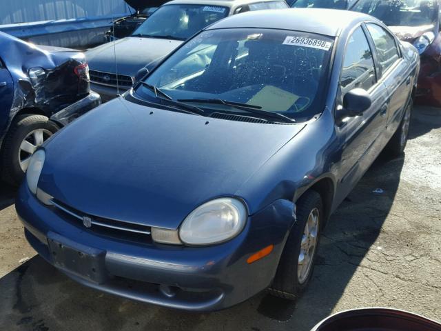 1B3ES46C91D225912 - 2001 DODGE NEON SE GRAY photo 2