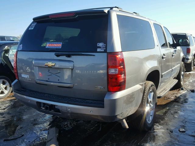 1GNFK163X8J144194 - 2008 CHEVROLET SUBURBAN K GRAY photo 4