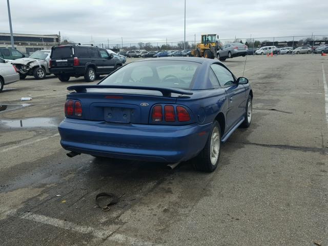 1FAFP42X6WF162542 - 1998 FORD MUSTANG GT BLUE photo 4