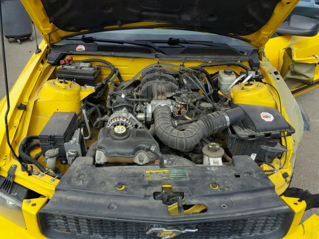 1ZVFT80N965177165 - 2006 FORD MUSTANG YELLOW photo 7