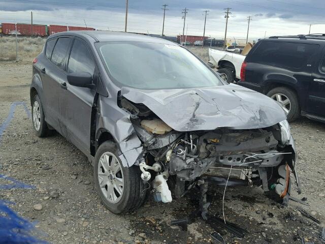 1FMCU0F79EUB48049 - 2014 FORD ESCAPE S GRAY photo 1